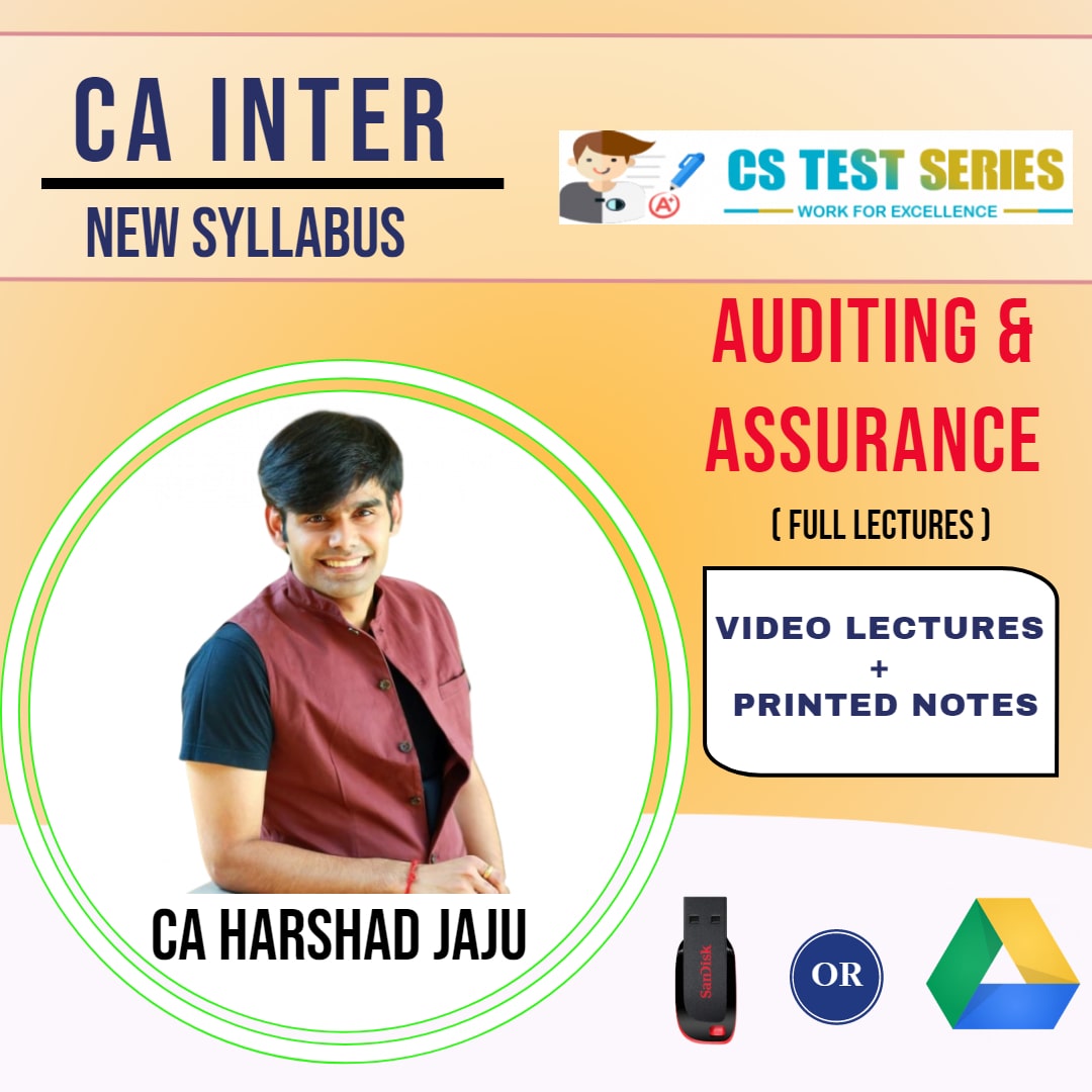 CA INTERMEDIATE GROUP II Auditing and Assurance Full Lectures By CA HARSHAD JAJU